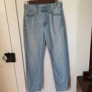 Madewell Perfect Vintage Jean Fitzgerald wash size 25